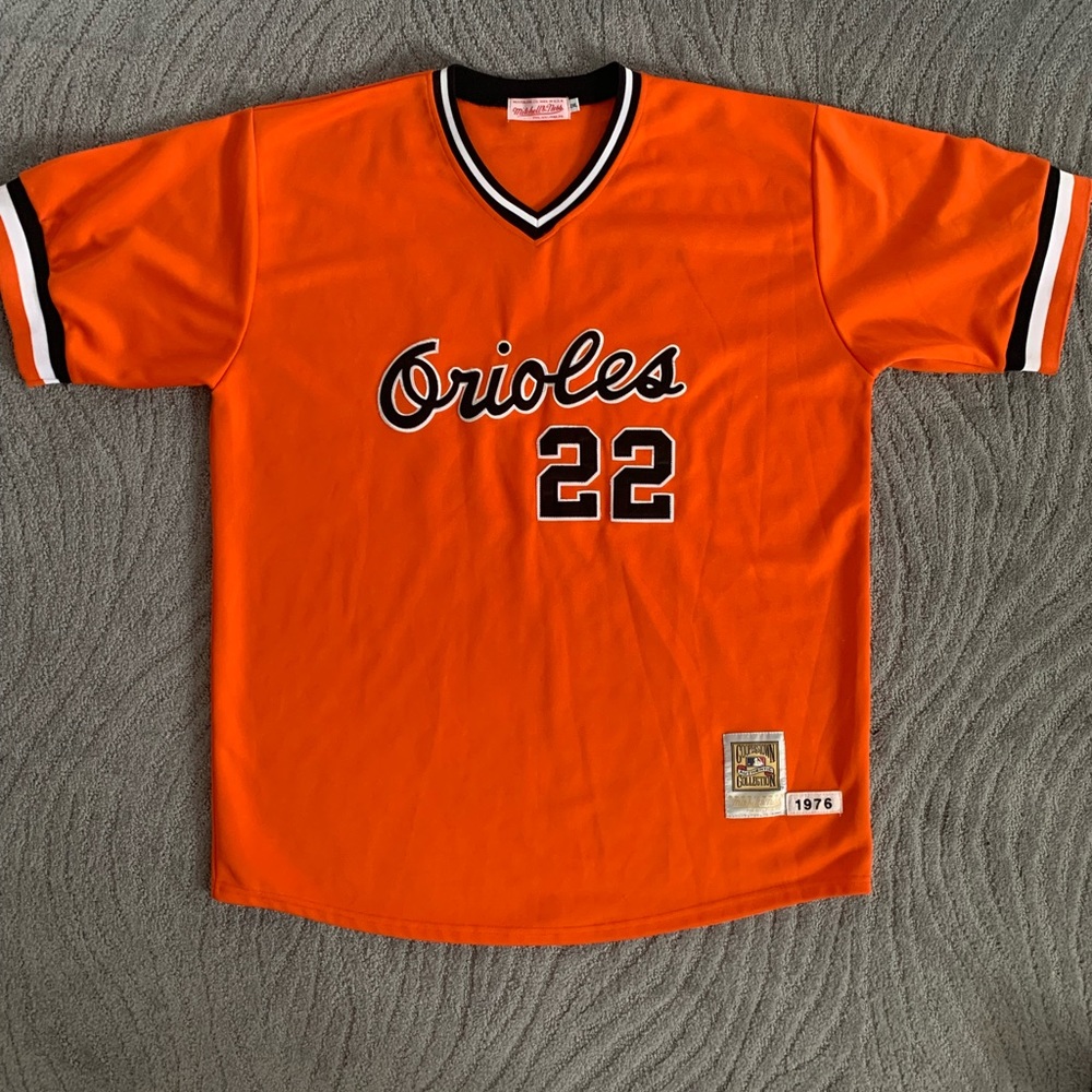 MENS Mitchell & Ness Baltimore Orioles #22 Palmer BaseballJersey